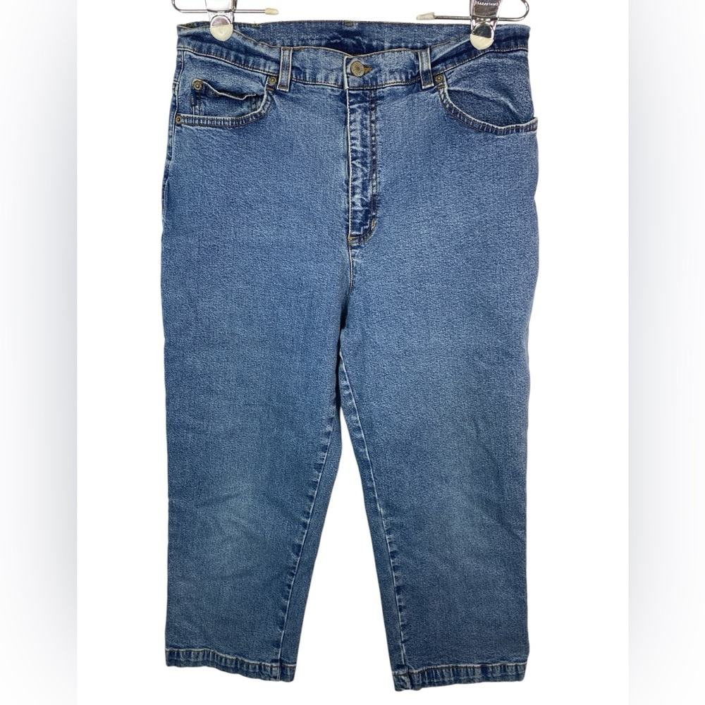 Lauren Jeans Co. Blue Denim Capri Style Jeans Women’s Size 14